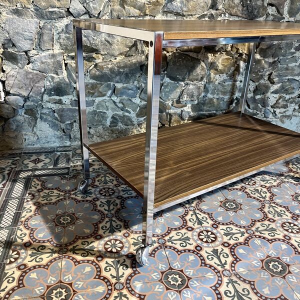 Table basse sur roulettes Meurop desserte