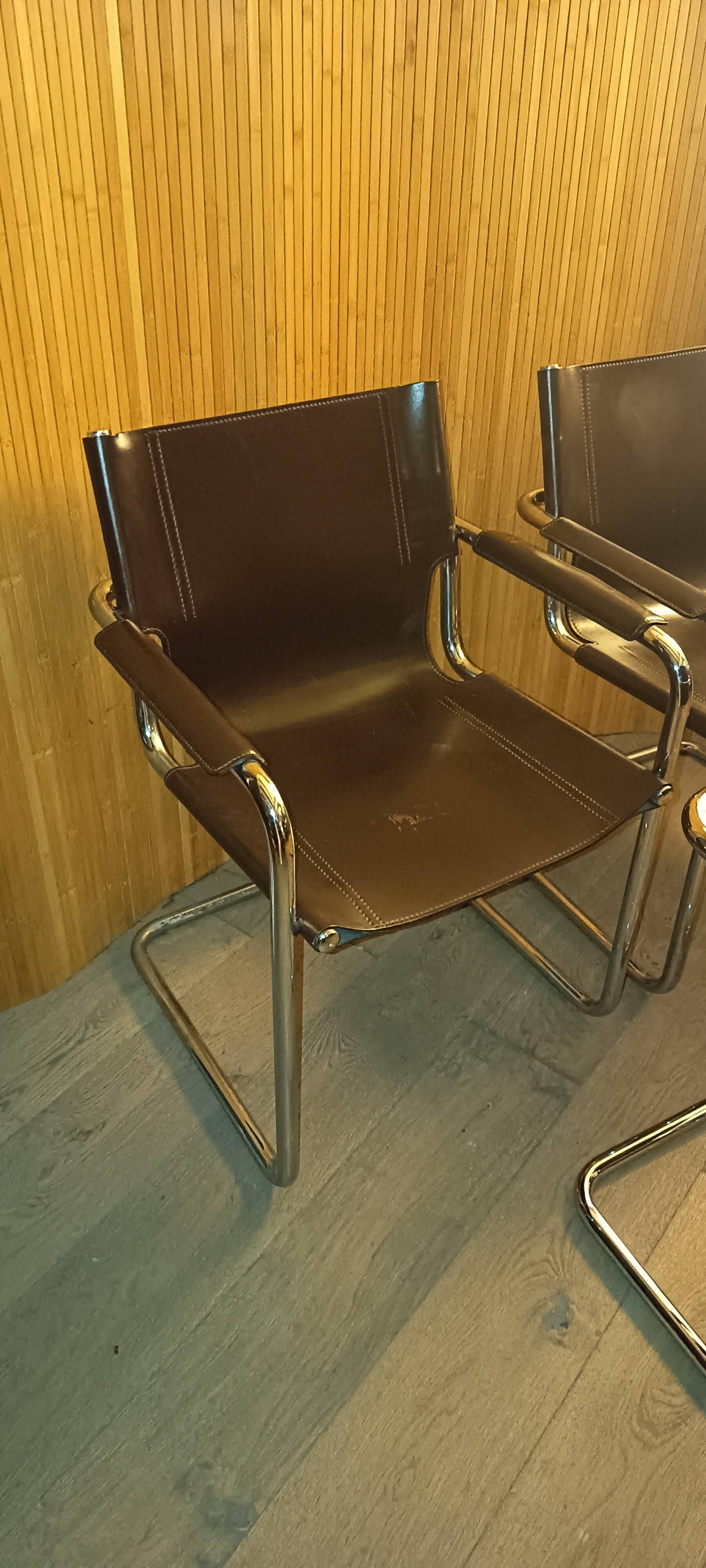 Mart Stam designer armchairs, Mattéo Grassi MG15 edition