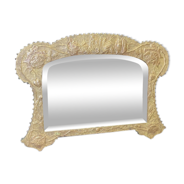 Brass mirror 85x62cm