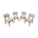 4 scandinavian chairs 1970