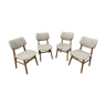 4 scandinavian chairs 1970