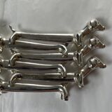 Vintage silver-plated dachshund knife rest