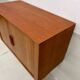 Teak Tambour Door Cabinet By Kai Kristiansen For Feldballes