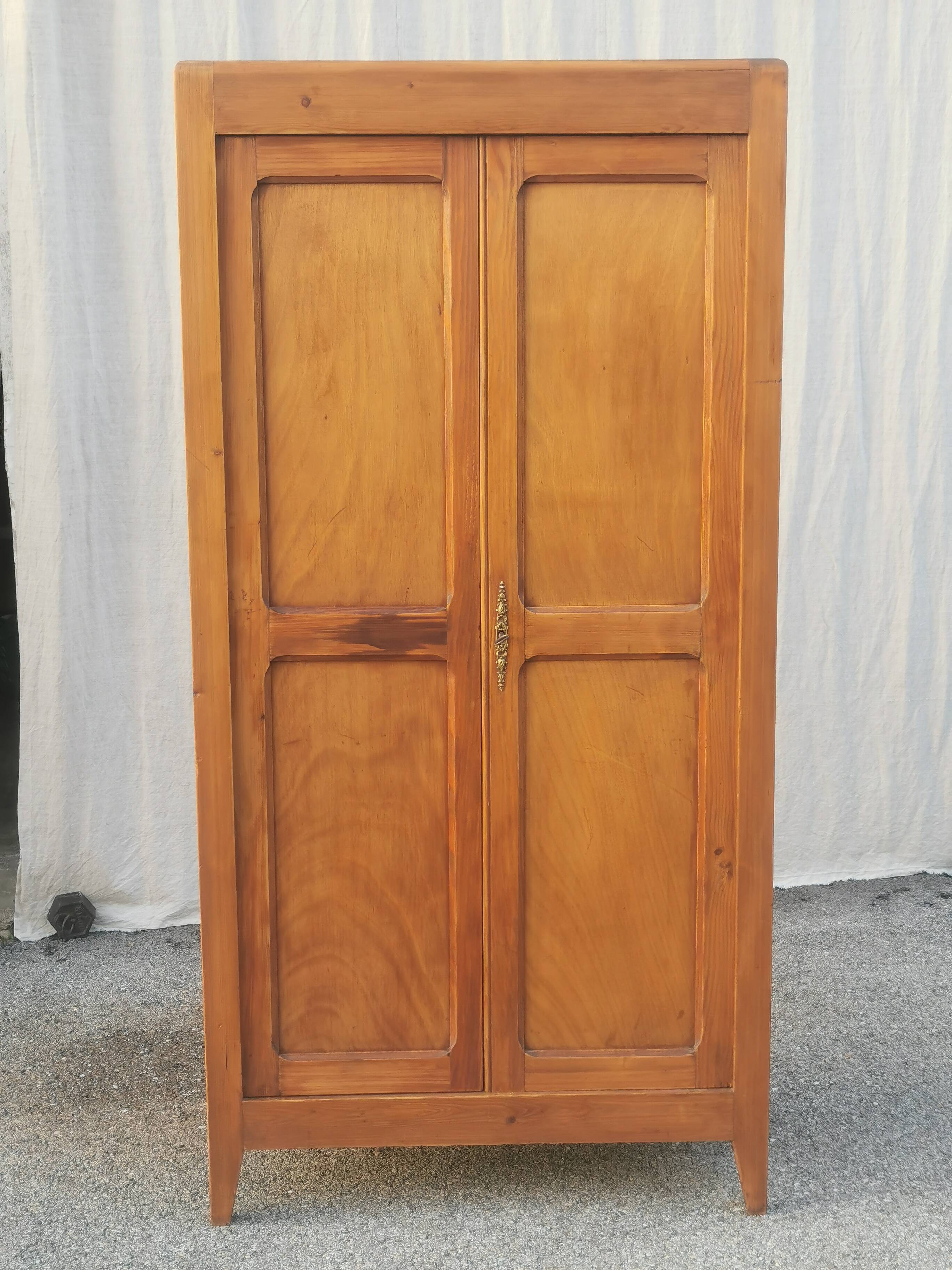 Vintage wardrobe with 2 doors