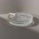 Large vintage Murano glass ashtray - textured glass - timeless design from Italy in the 1960s - elegant gift idea, retro table decoration.