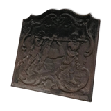 Cast iron chimney plate