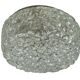 60s 70s ceiling lamp Glashütte Limburg Germany Plafoniere glass & metal
