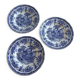 Lot de 3 assiettes creuses luneville