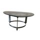 Vintage glass coffee table