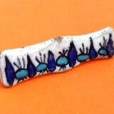 1930s 10 Knife Holders Glazed Ceramic