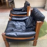 Pierre Chapo Pair of S15 armchairs - 1978
