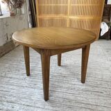 1950s round oak table