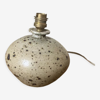 Pied de lampe en grès pyrité