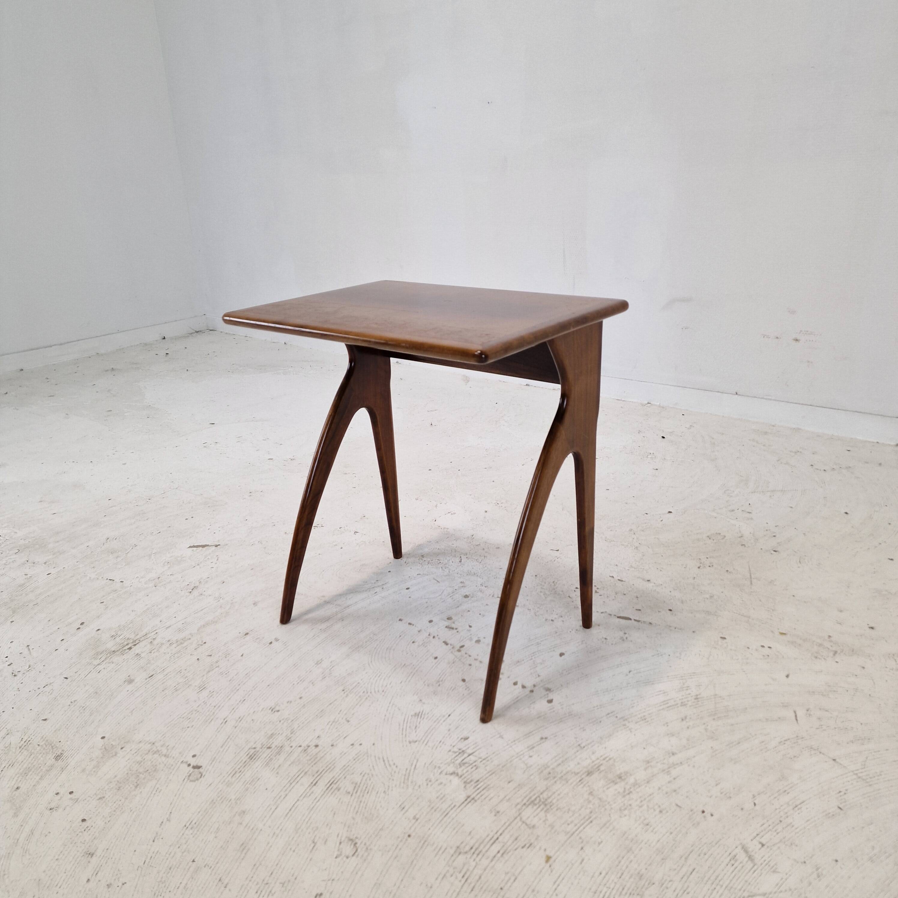 Italian Wooden Side Table, 1930s