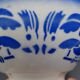 Bowl with earthenware parrots from Badonviller - circa 1940