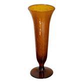 Old Biot bubbled glass vase