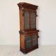 Antique Neo-Renaissance Oak Bookcase with Figural Carvings, 1870