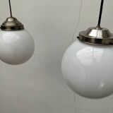 Opaline pendant lights