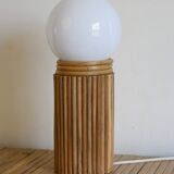 Lampe de table en roseau crayon moderne