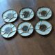 6 stoneware fondue plates by Longchamp