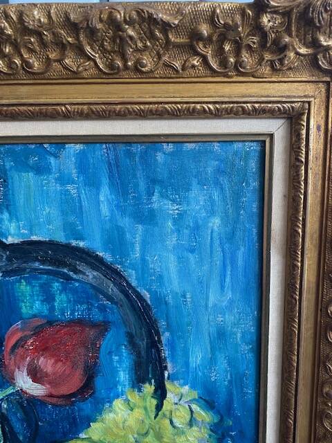 still life on chair 1948 Man Collot