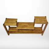 Modernist style oak side table, Netherlands 1960s