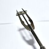 Crustacean claw - silver-plated lobster pick with pusher