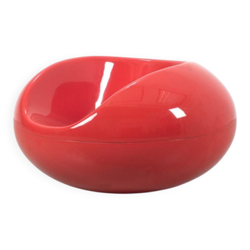 Red Pastil Lounge Chair by Eero Aarnio