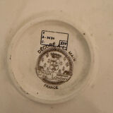 Dish and pie server in Longwy enamel.