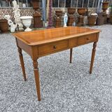 Mid-20th century solid cherry wood desk