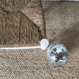 Small 50s straw chair revamped