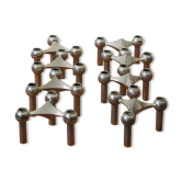 Series of 8 flexible candlesticks Nagel 1970