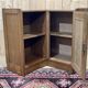 1950s oak corner cabinet