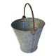 Old bucket with thick zinc handle