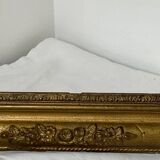 Old carved wooden frame