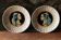 Set of two earthenware plates from Pesaro, Italy, early 20th century.