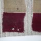 Wine Color Vintage Textile Wall Hanging, Handwoven Tapestry, 106x116 Cm
