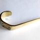 Wall hooks, hooks, 1950s modernist design attributed to carl auböck, vintage, brass