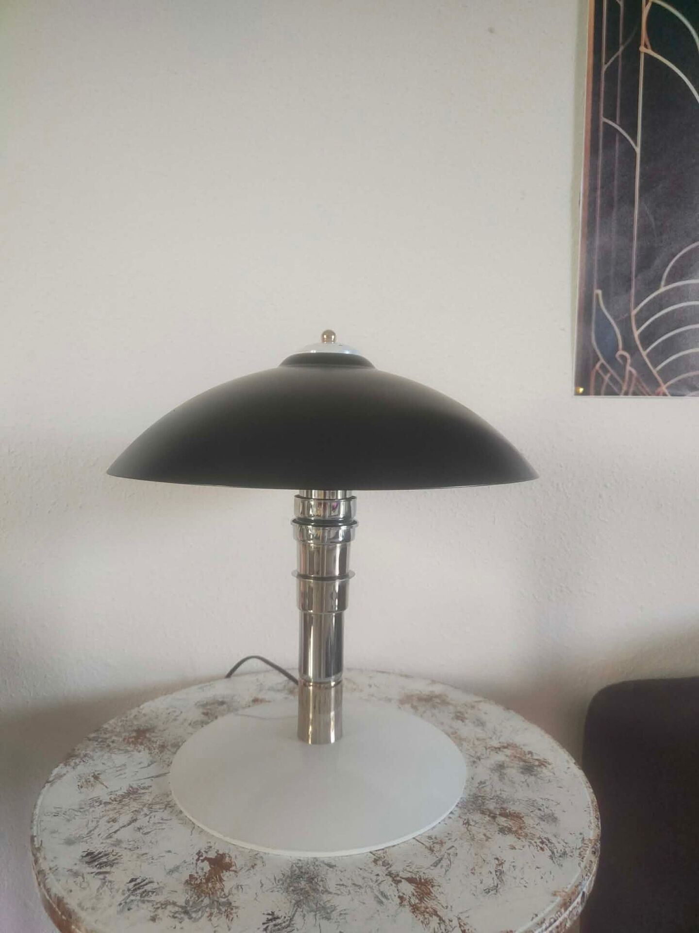 Vintage lamp 1980s Bauhaus style