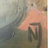 Tableau peinture ancienne nature morte aux fleurs Still Life XXe