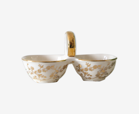 Serviteur sel poivre en céramique Villeroy et Boch vintage français, authentique