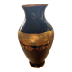 Vase empire Napoleon III bleu de Sevres