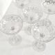 Set of 5 crystal champagne glasses from Saint-Louis | Gavarni model