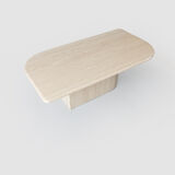 Vintage Italian Travertine Coffee Table