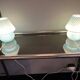 Pair of MURANO vintage mushroom bedside lamps from the 70s