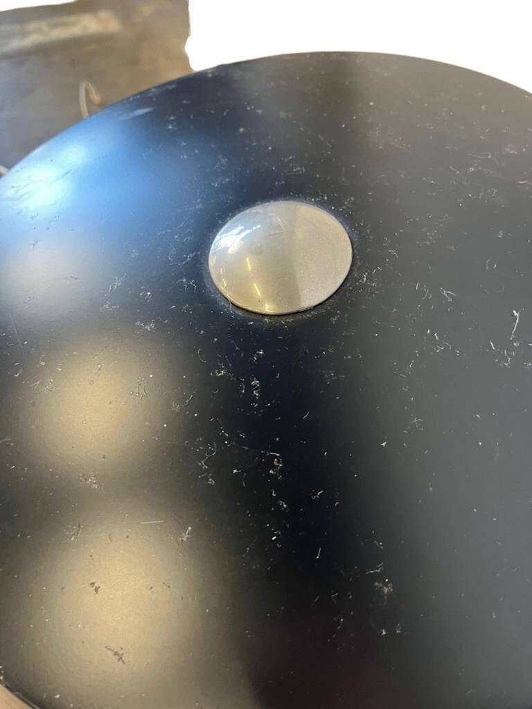 Lampe de table/de bureau vintage noire VEB Narva