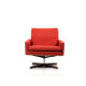 Fauteuil de salon danois pivotant du milieu du siècle