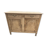 Parisian buffet in raw wood