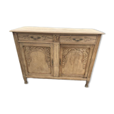 Buffet parisien en bois brut