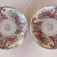 2 large Japanese plates with rare “Inban” decoration